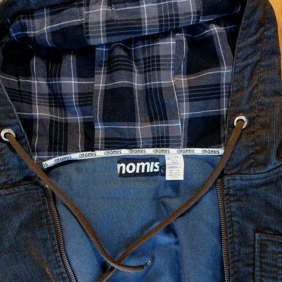 Nomis Shimmer Hoodie Sweatshirt Full Zip Jacket Size Large - Picture 5 of 7